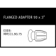 Marley Philmac Flanged Adaptor 90mm x 3" - MM311.90.75